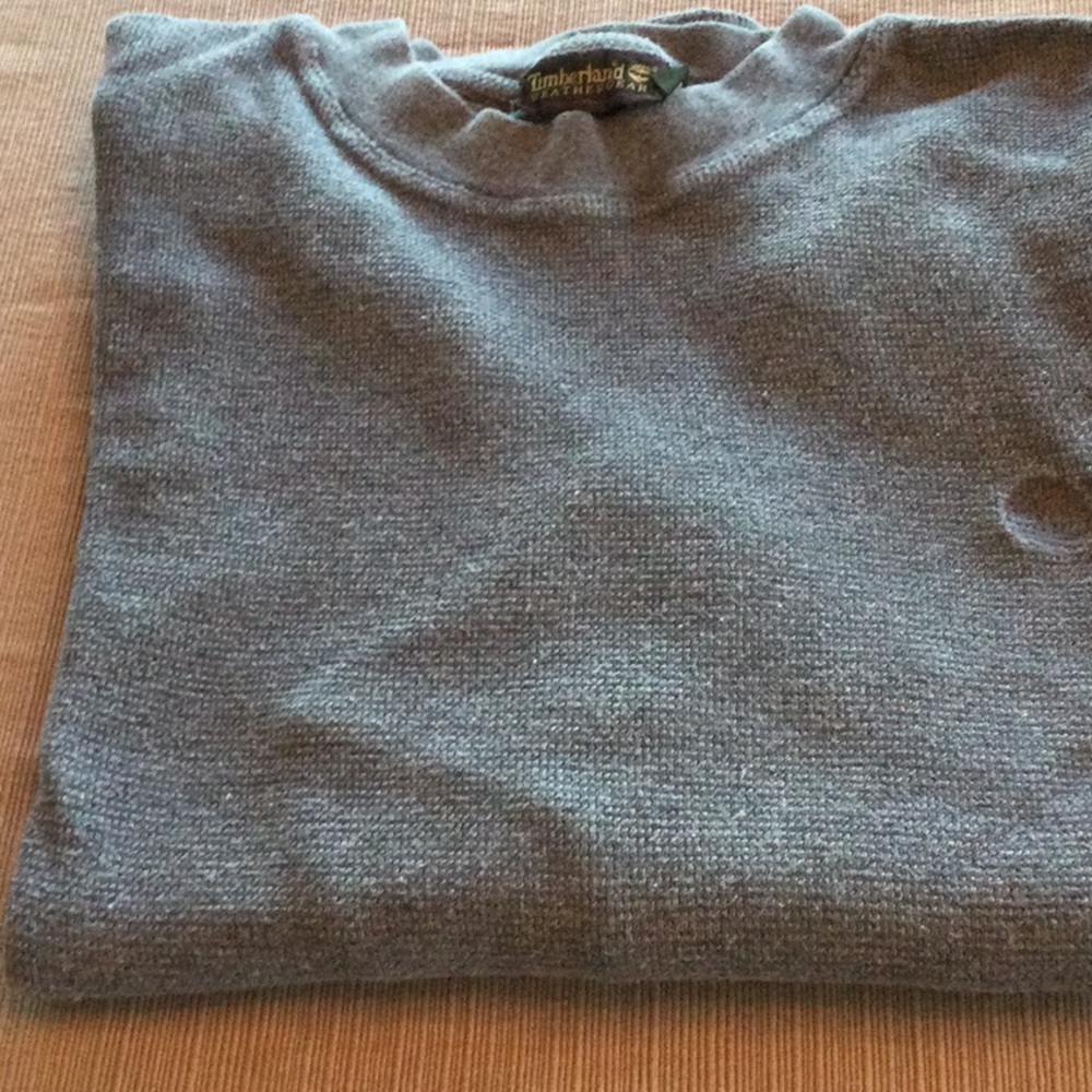 Timberland Men's Charcoal Crewneck Sweater - Picture 1 of 3